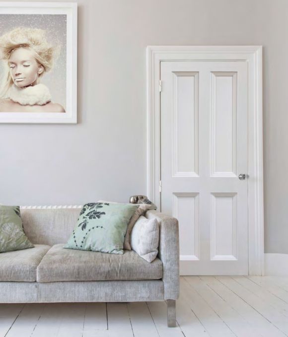 WHITE PRIMED 4 PANEL CAMBRIDGE 42MM