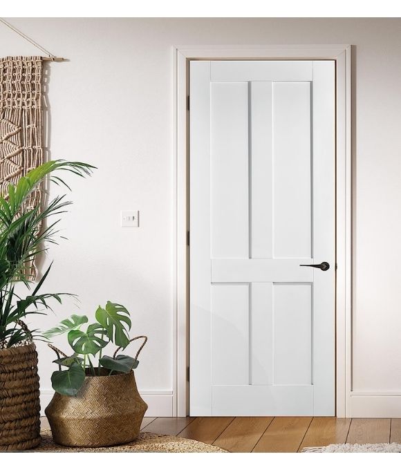 WHITE PRIMED VICTORIAN SHAKER 35MM