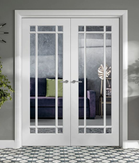 WHITE PRIMED CHESHIRE W/ CLEAR GLASS 42MM