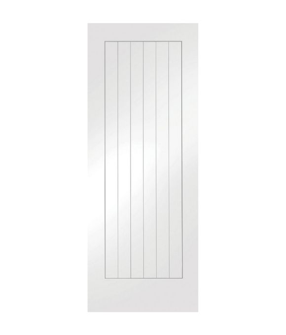 WHITE PRIMED SUFFOLK FIRE DOOR 44MM
