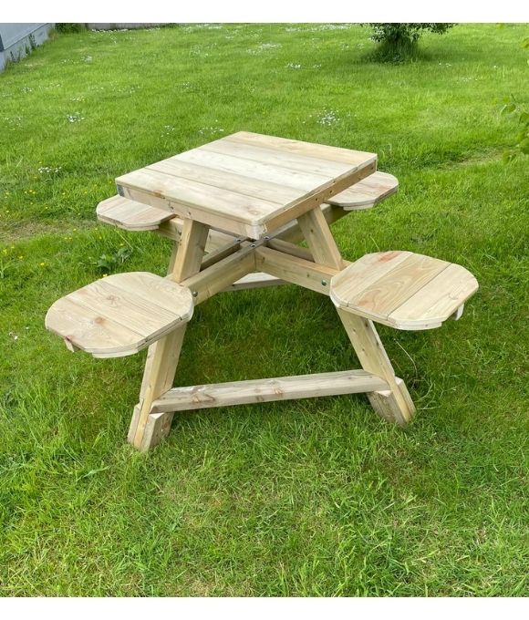 SLAWEK’S SQUARE GARDEN 4 SEATER TABLE 
