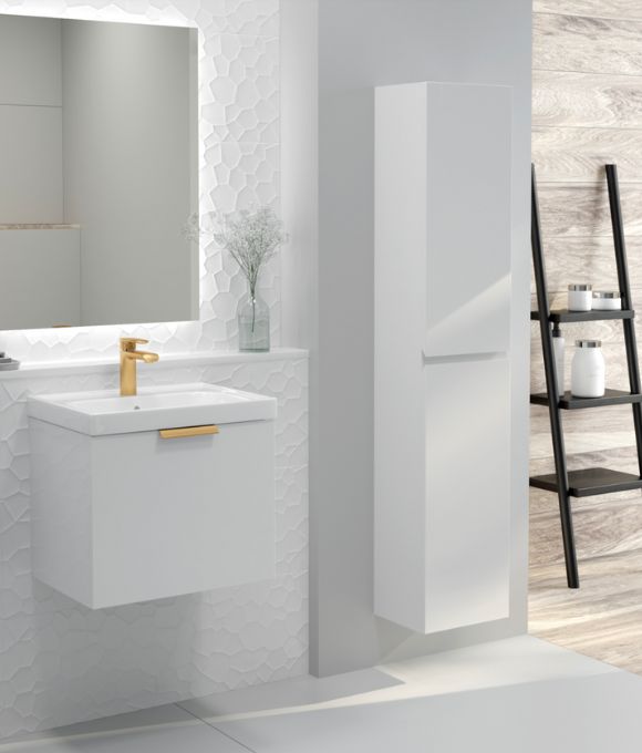 STOCKHOLM WALL HUNG UNIT GLOSS WHITE