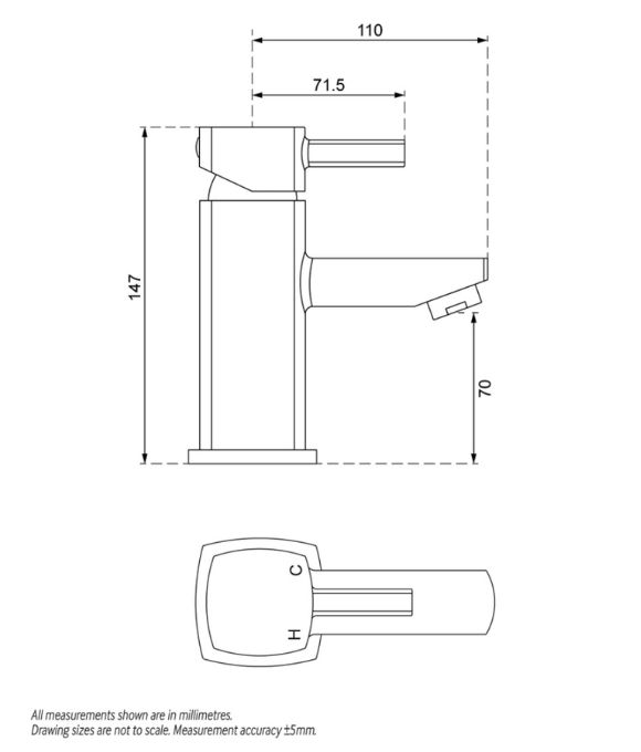 QUARTZ BASIN MIXER