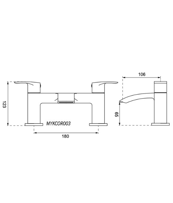 CORBY BATH SHOWER MIXER