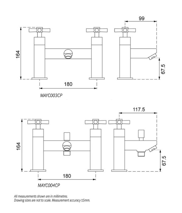 SERIES C BATH SHOWER MIXER