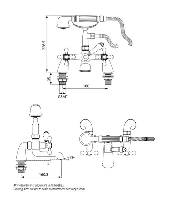 ASCOT BATH SHOWER MIXER