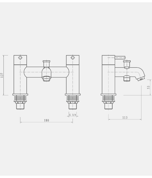 LUCA BATH SHOWER MIXER