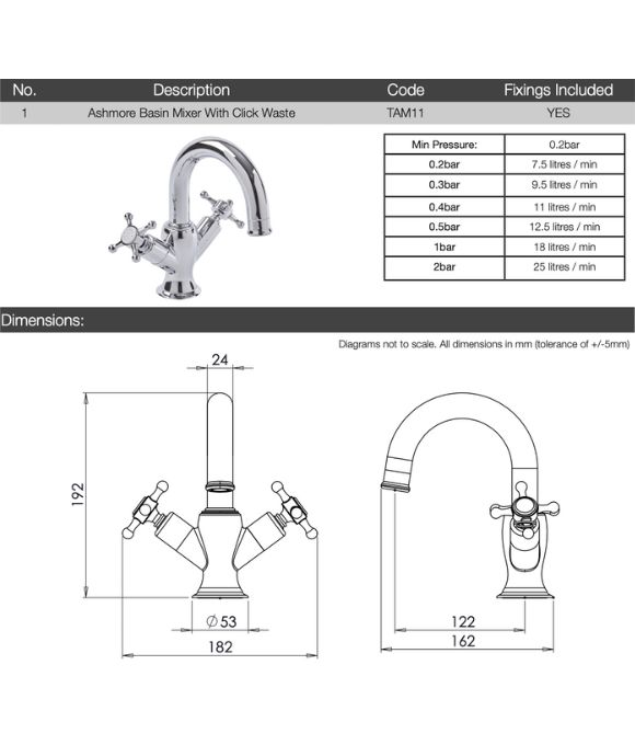 ASHMORE BASIN MIXER