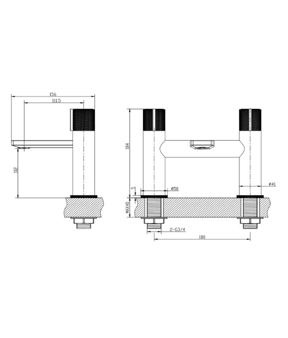 ERLA BATH FILLER