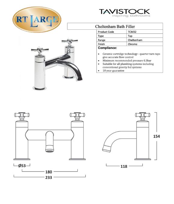 CHELTENHAM BATH FILLER