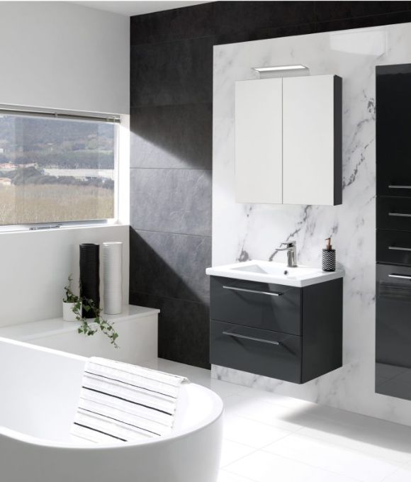 CESENA WALL HUNG UNIT GRAPHITE