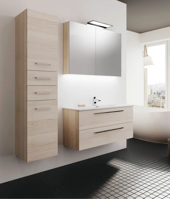 CESENA WALL HUNG UNIT GREY MOLINA