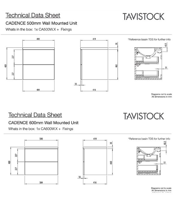 CADENCE WALL HUNG TWIN DRAWER GLOSS SPRUCE