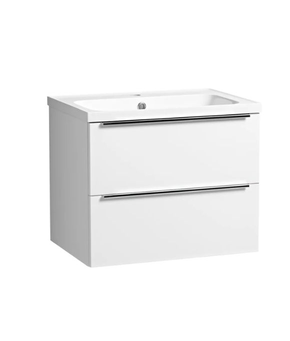 CADENCE WALL HUNG TWIN DRAWER GLOSS WHITE
