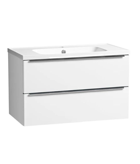 CADENCE WALL HUNG TWIN DRAWER GLOSS WHITE