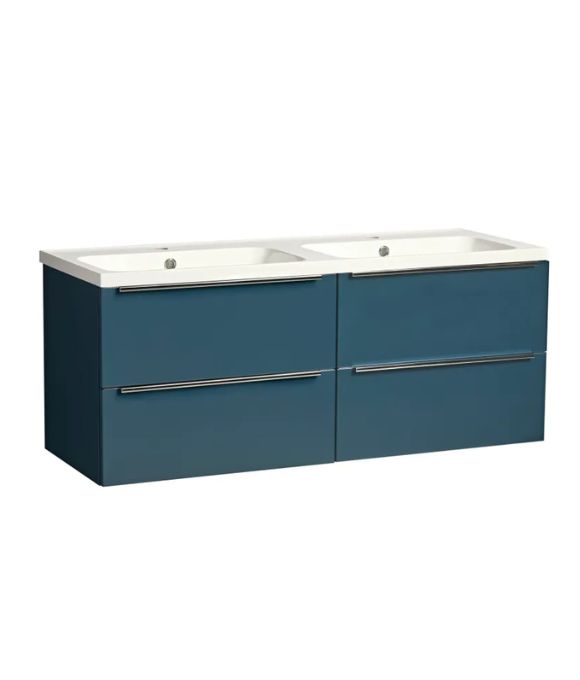 CADENCE WALL HUNG TWIN DRAWER OXFORD BLUE