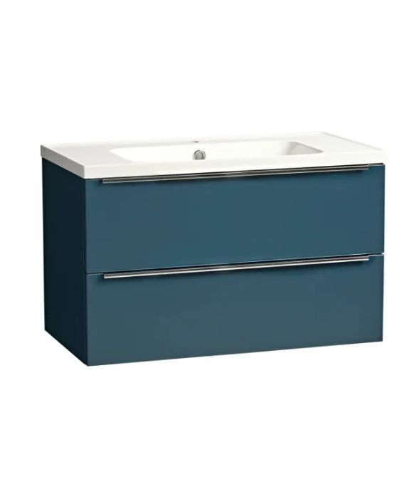 CADENCE WALL HUNG TWIN DRAWER OXFORD BLUE