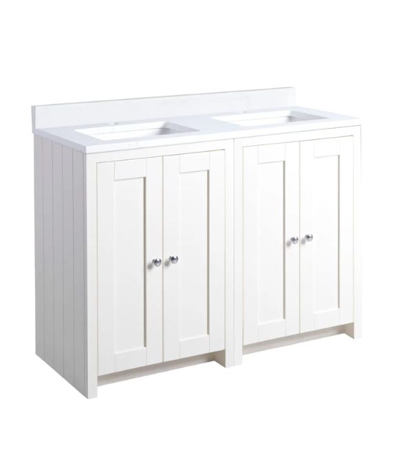 LANSDOWN UNDERSLUNG UNIT LINEN WHITE