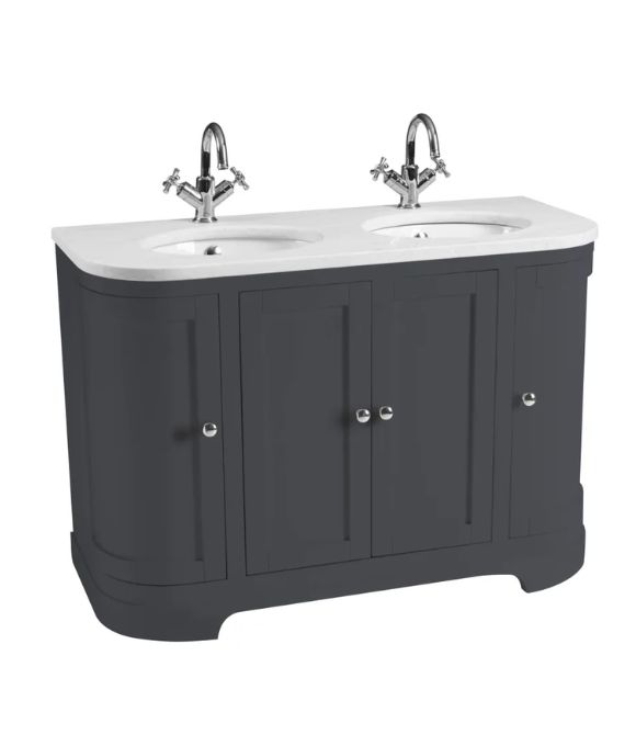 LANSDOWN CURVED UNIT DARK GREY MATT