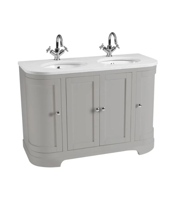 LANSDOWN CURVED UNIT PEBBLE GREY
