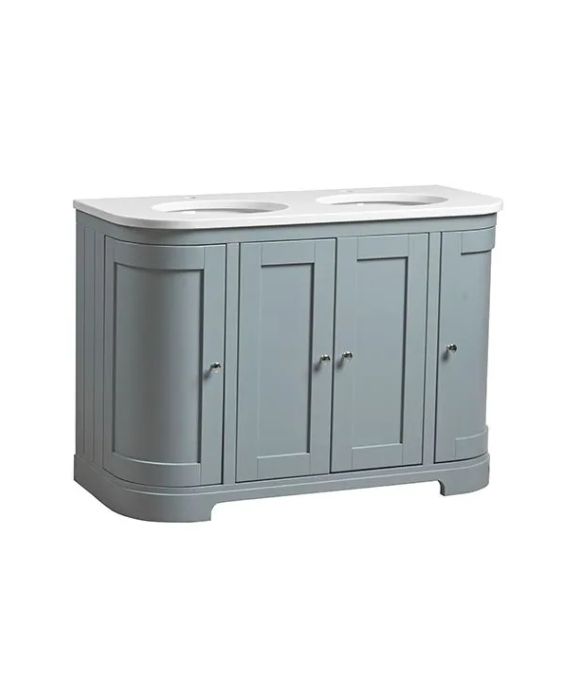 LANSDOWN CURVED UNIT MINERAL BLUE