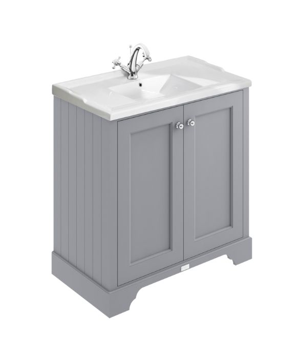 BAYSWATER 2 DOOR FLOOR STANDING UNIT PLUMMETT GREY