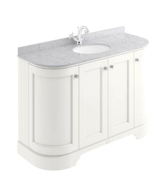 BAYSWATER CURVED UNIT POINTING WHITE