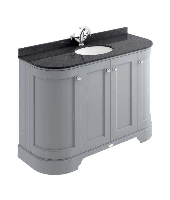 BAYSWATER CURVED UNIT PLUMMETT GREY