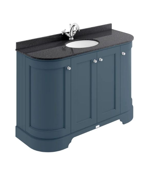 BAYSWATER CURVED UNIT STIFFKEY BLUE