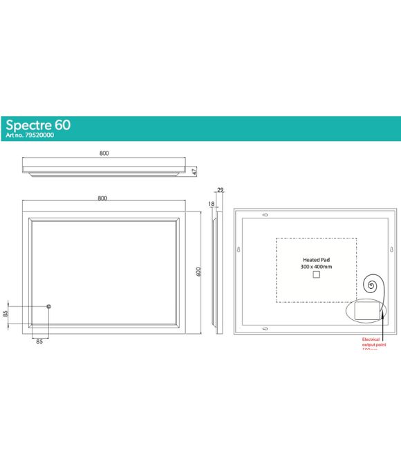 SPECTRE LED MIRROR