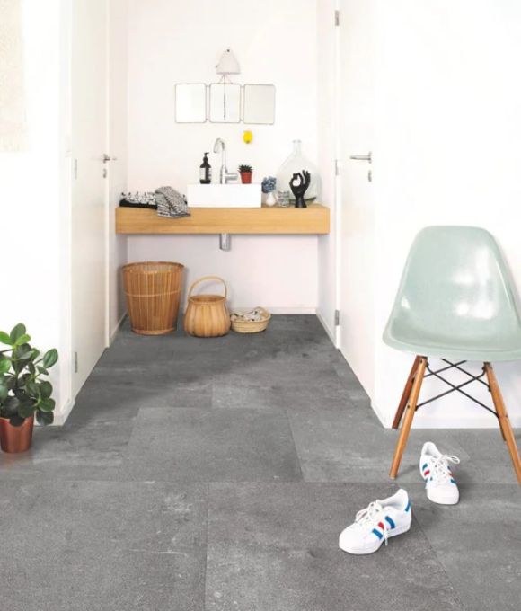 BERRY ALLOC VINYL URBAN STONE DARK GREY