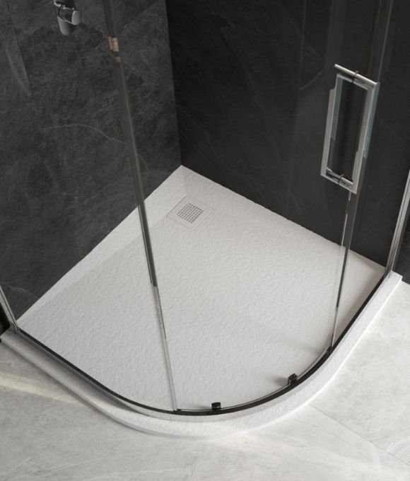 SLATE SHOWER TRAY QUADRANT 900