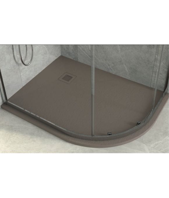 SLATE SHOWER TRAY OFFSET QUADRANT 1200X800 LH