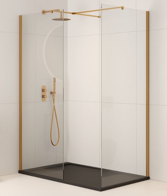 ASPECT CHROME WETROOM PANEL 1000MM
