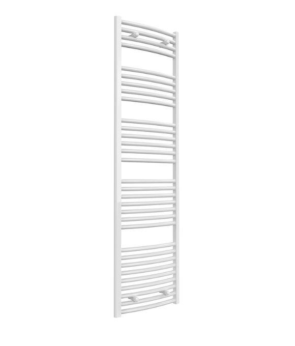 DIVA WHITE HEATED TOWEL RAIL 1200X600