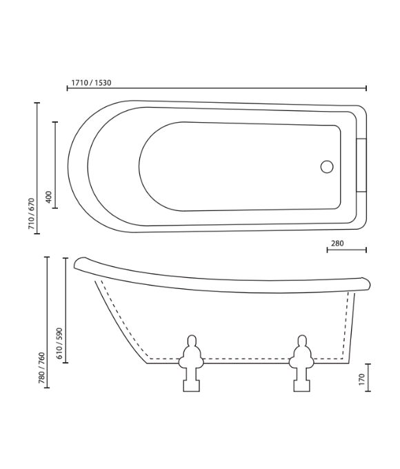SONAS VICEROY FREESTANDING BATH