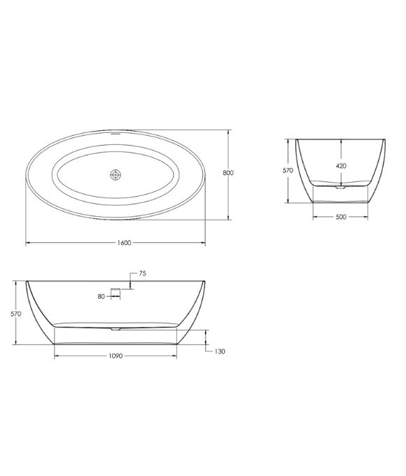 SONAS MAROVO FREESTANDING BATH
