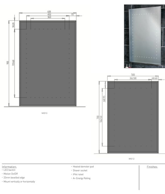 PHOENIX SOLAR LED MIRROR