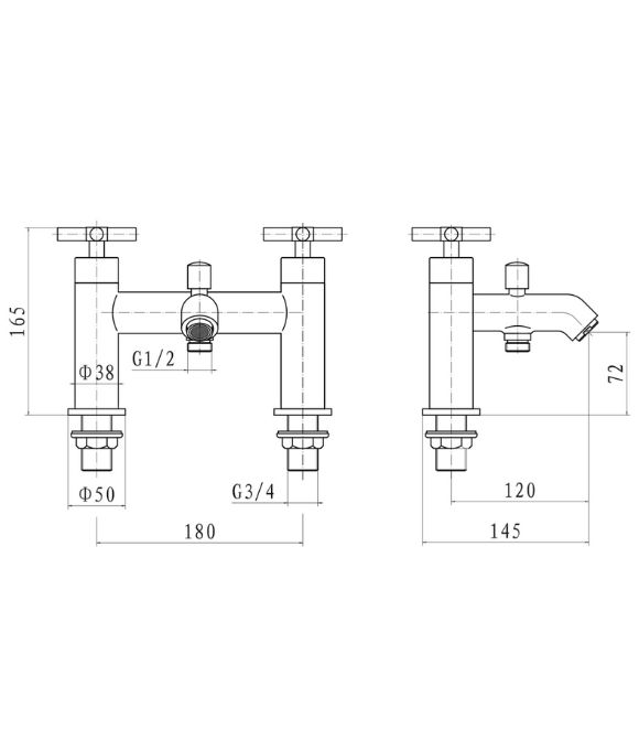 HAIL BATH SHOWER MIXER