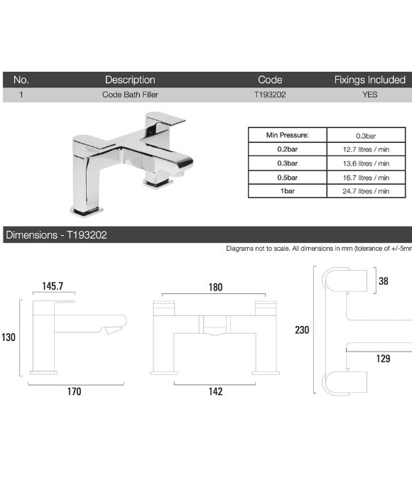 CODE BATH FILLER