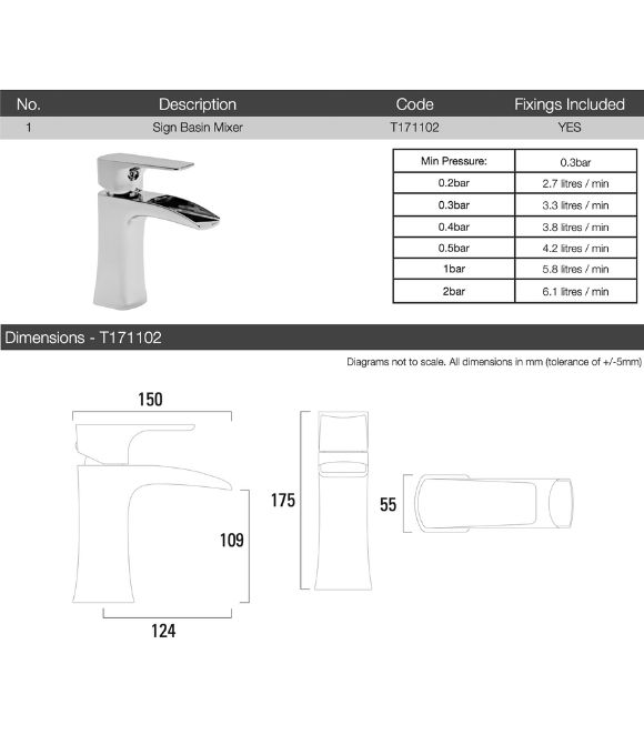 SIGN BASIN MIXER