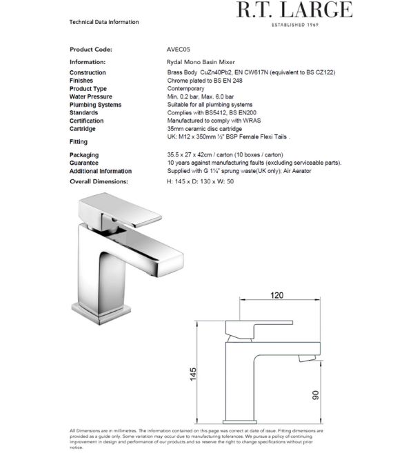 RYDAL BASIN MIXER