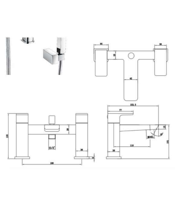 VOICI BATH SHOWER MIXER