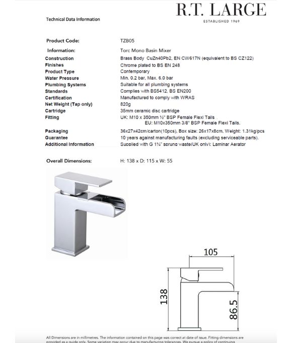 TORC BASIN MIXER