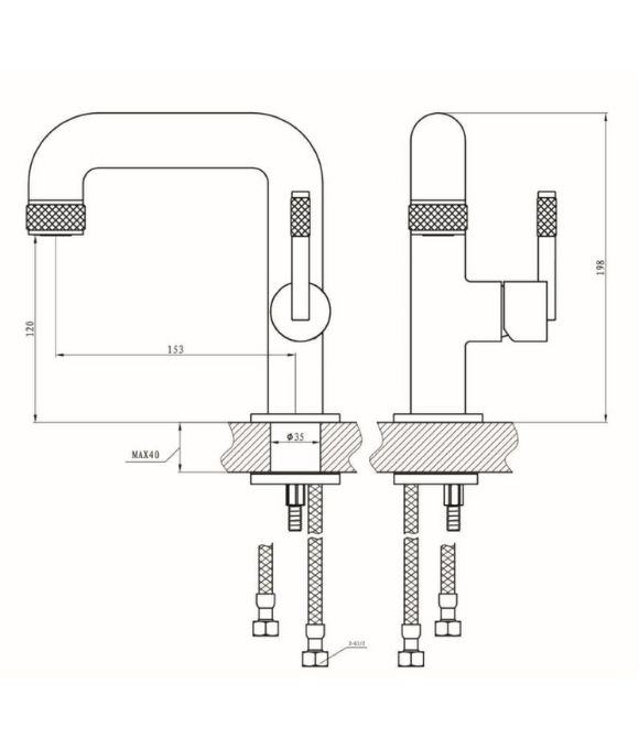 KYLOE BASIN MONO SIDE LEVER