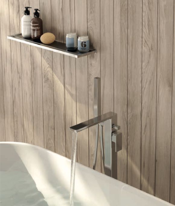 CONTOUR FLOOR STANDING BATH SHOWER MIXER
