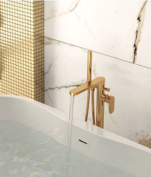 NORFOLK FLOOR STANDING BATH SHOWER MIXER