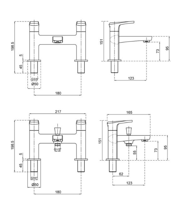 HORLEY BATH SHOWER MIXER