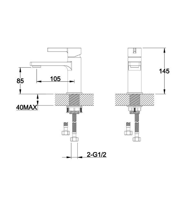 SHARP BASIN MONO MIXER