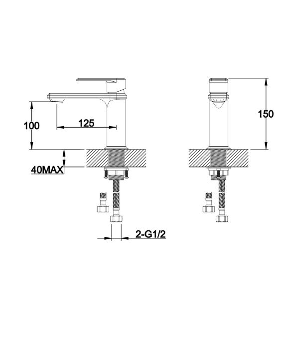 FABIA BASIN MONO MIXER